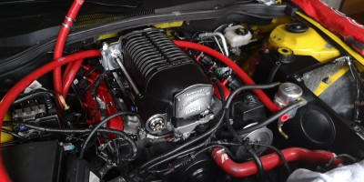 Compresseur Whipple en place